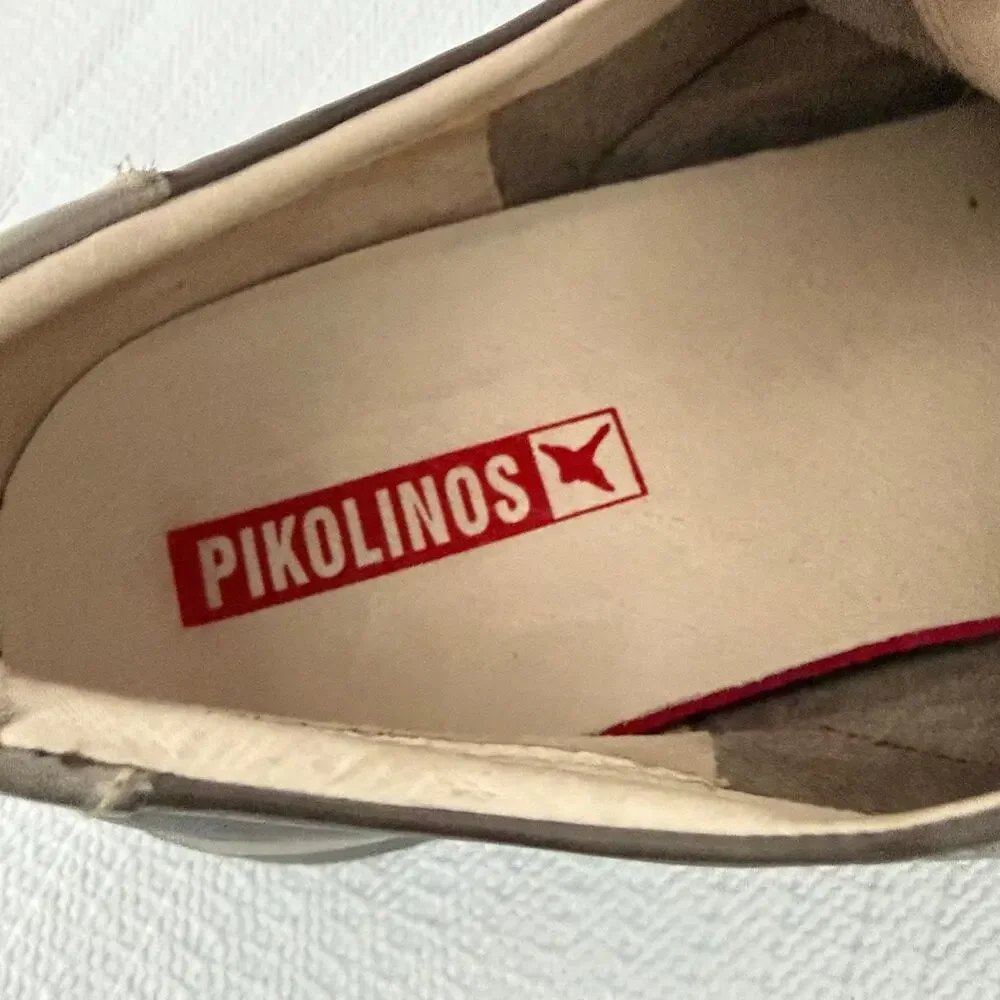 Pikolinos Shoes Mens Size 12 Gray Leather Oxford Lace Up Casual 46
